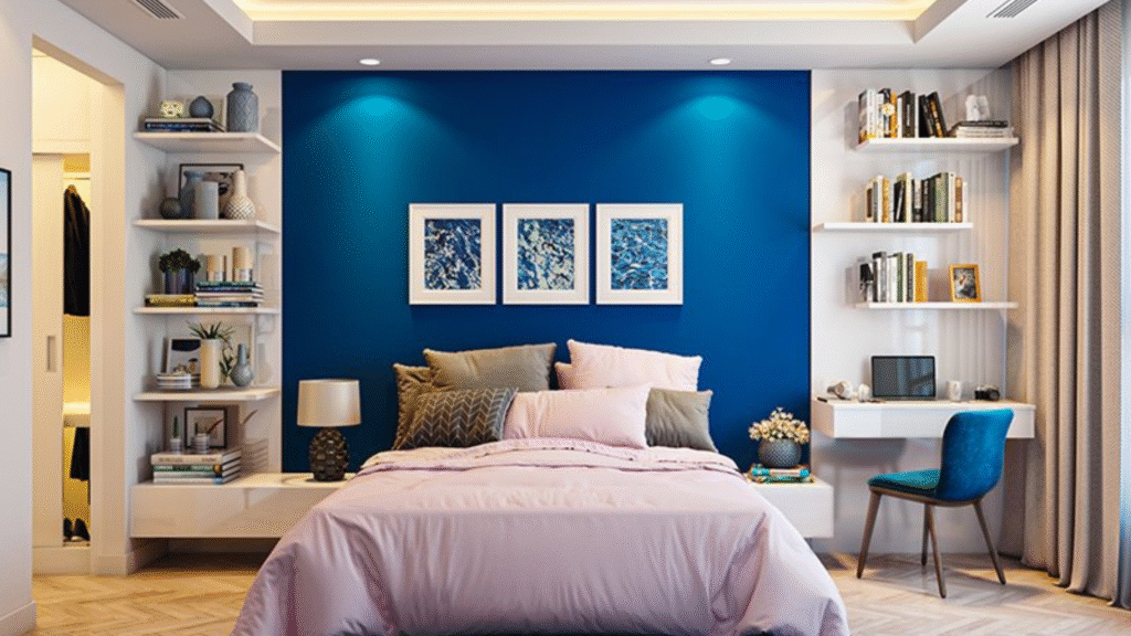 Classic White and Blue