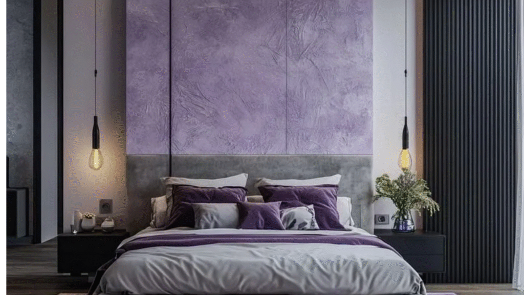 White and Lavender